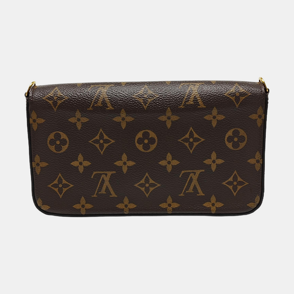 FÉLICIE Monogram Coated Canvas Brown