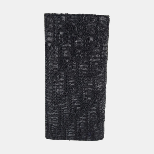 Oblique Canvas Wallet Black