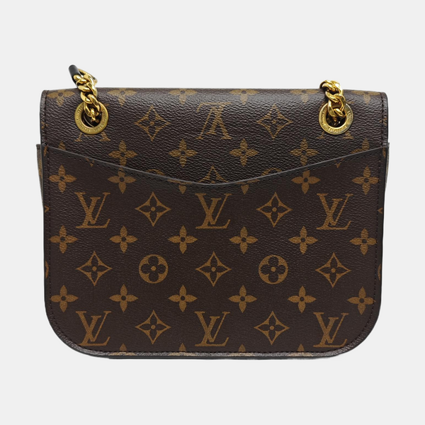 PASSY Monogram Coated Canvas Brown
