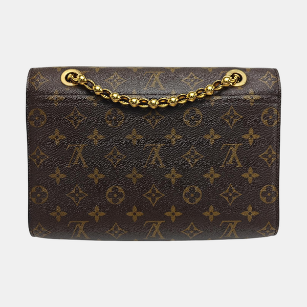 VICTOIRE Monogram Coated Canvas Brown