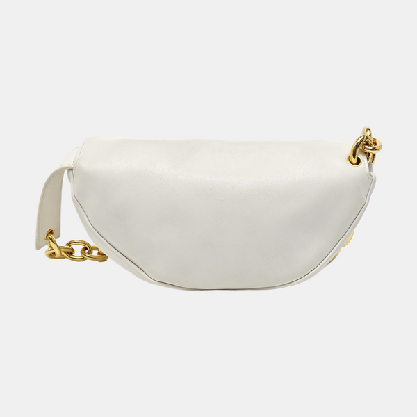 Calfskin Belt Bag Mini White