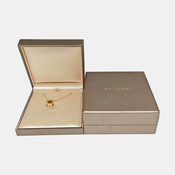 B.ZERO1 18k White Gold Rose Gold Necklace