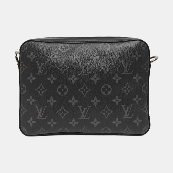 TRIO Monogram Coated Canvas Gray