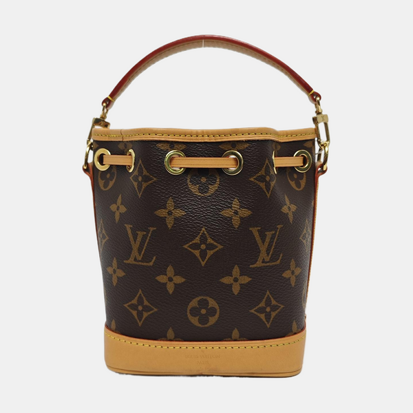 NOÉ Nano Monogram Coated Canvas Brown