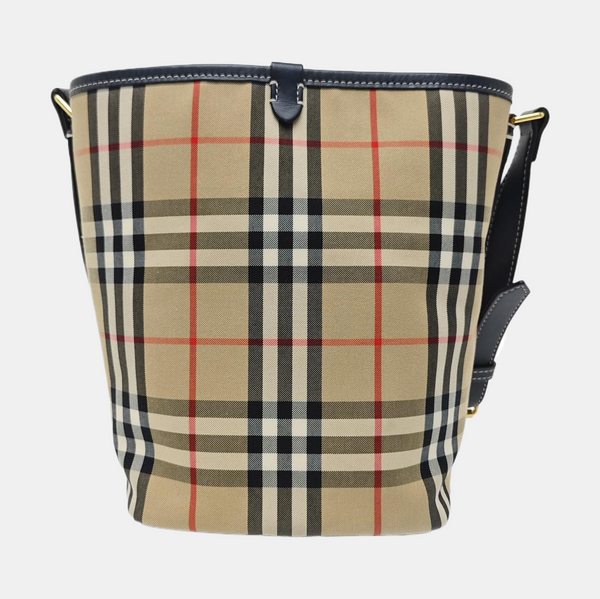 Canvas Bucket Bag Medium Brown