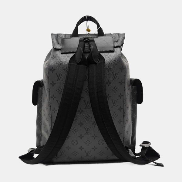 CHRISTOPHER Monogram Coated Canvas Gray