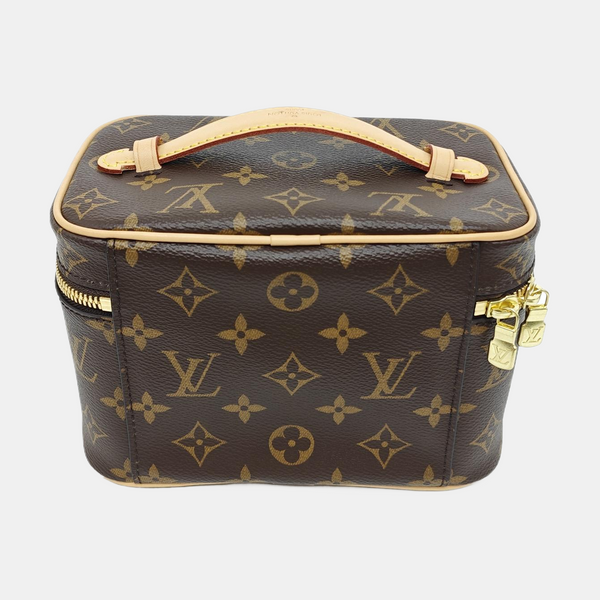 NICE Mini Monogram Coated Canvas Brown