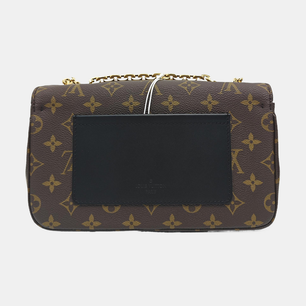 MARCEAU Monogram Coated Canvas Brown