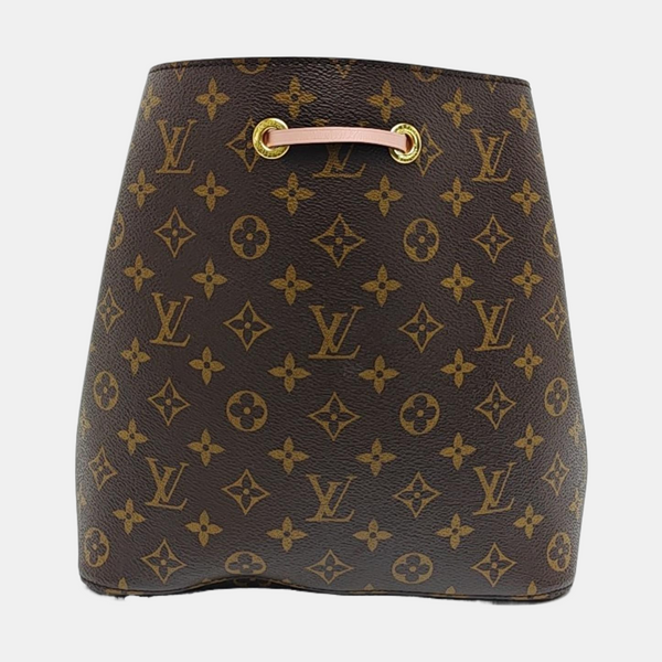 NÉONOÉ MM Monogram Coated Canvas Brown