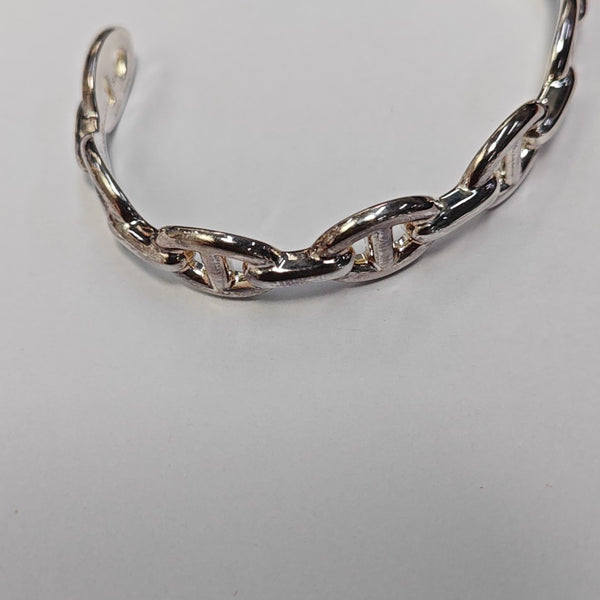 Chaine D'ancre Enchainee 925 Sterling Silver Bangle