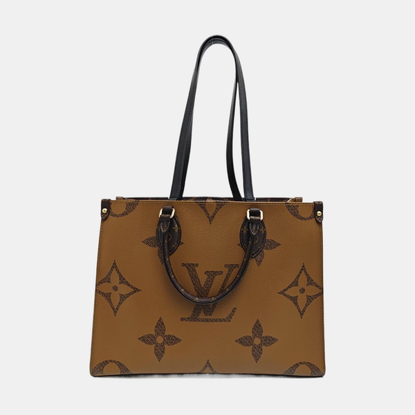 ONTHEGO MM Monogram Coated Canvas Brown