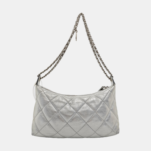 Quilted Calfskin Silver
