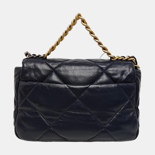 CHANEL 19 Small Quilted Lambskin Blue