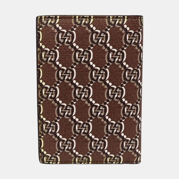 Monogram Coated Canvas Wallet Brown