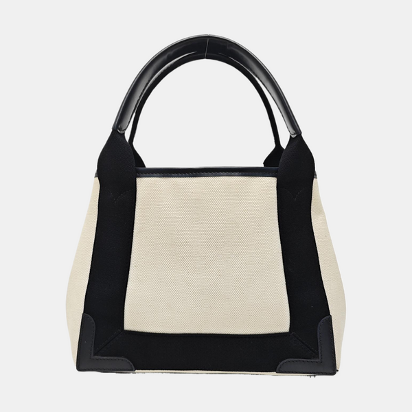 Navy Mini Canvas White