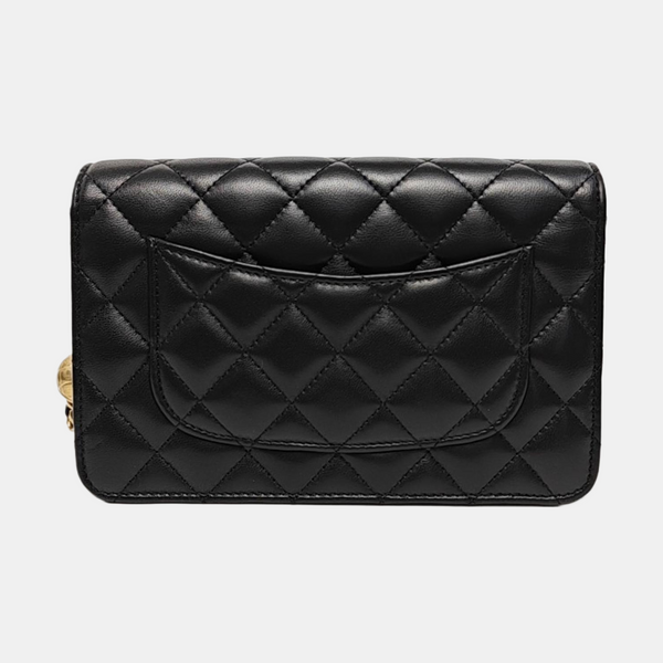 TRENDY CC Quilted Lambskin Black