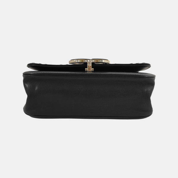 THREAD AROUND Chevron, Quilted Lambskin Black