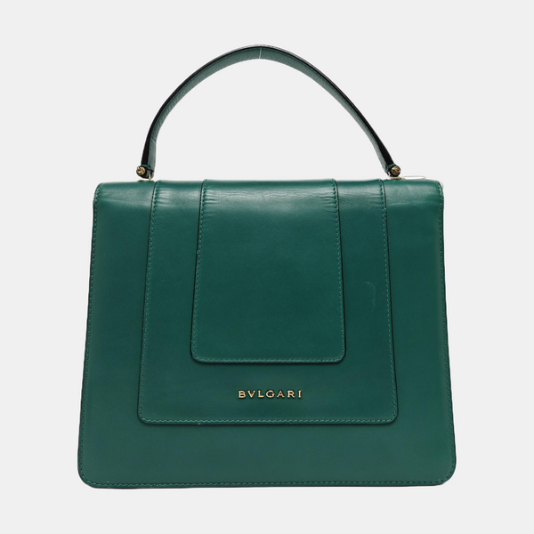 SERPENTI FOREVER Medium Calfskin Green