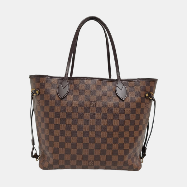Authenticated pre-owned NEVERFULL MM Coated Canvas Brown - Tote Bag at Looply