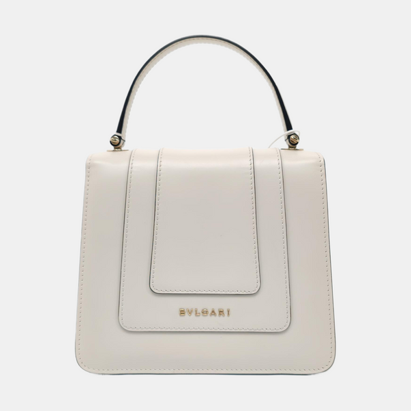 SERPENTI FOREVER Small Calfskin White