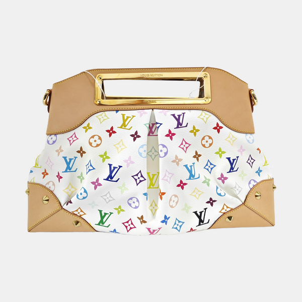 LV × TM JUDY Monogram Coated Canvas White
