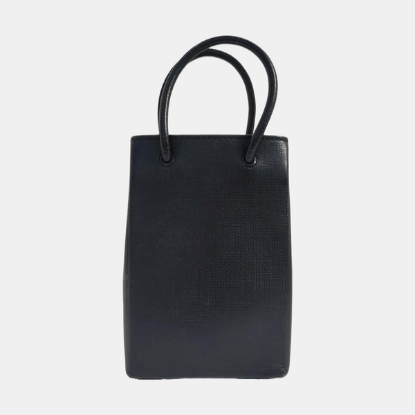 Shopping Bag Calfskin Black
