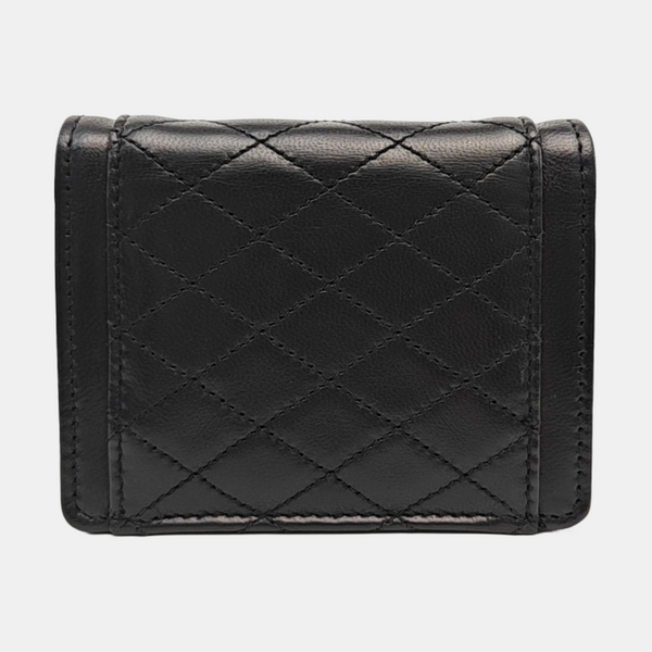 GABY Quilted Lambskin Black