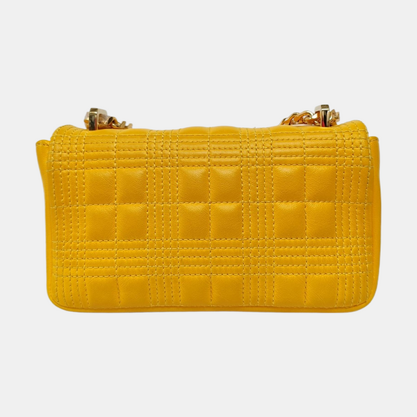 Lola Mini Quilted Lambskin Yellow