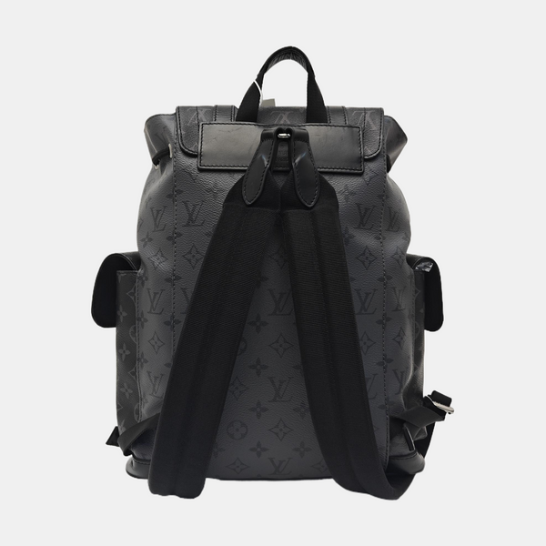 CHRISTOPHER Monogram Coated Canvas Gray