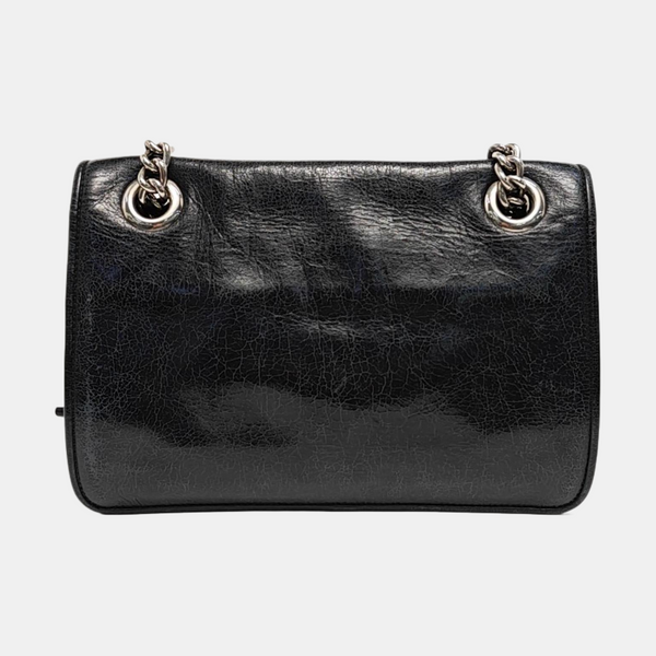 Calfskin Shoulder Bag Black