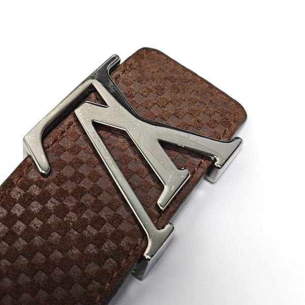 Suede Belt Brown