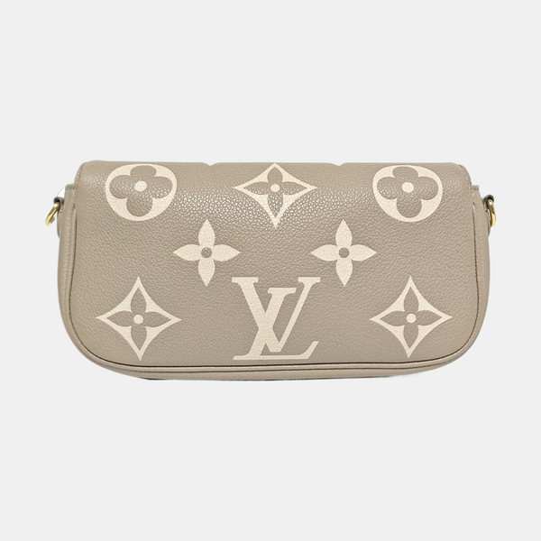 IVY Monogram Calfskin Gray