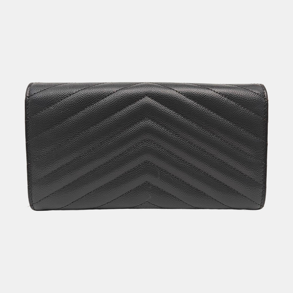 MONOGRAM Chevron Calfskin Gray