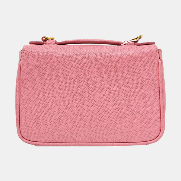Sound Bag Saffiano Calfskin Pink