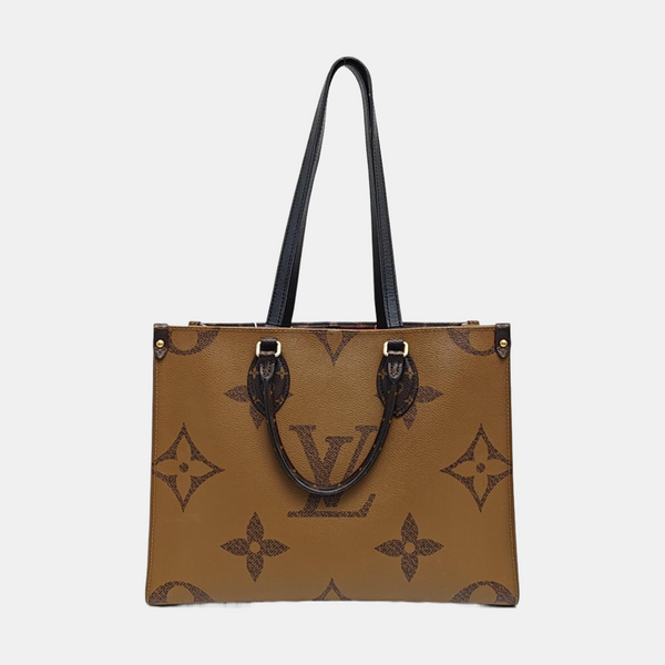 ONTHEGO MM Monogram Coated Canvas Brown