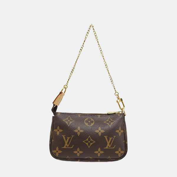 ACCESSOIRES Mini Monogram Coated Canvas Brown