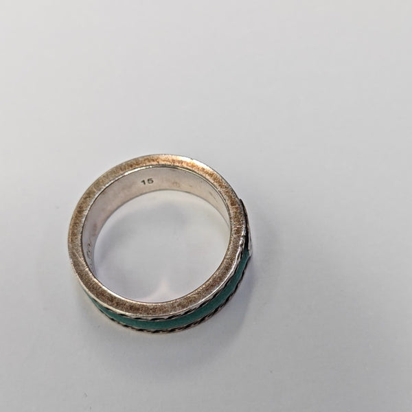 Interlocking G 925 Sterling Silver Ring EU 54
