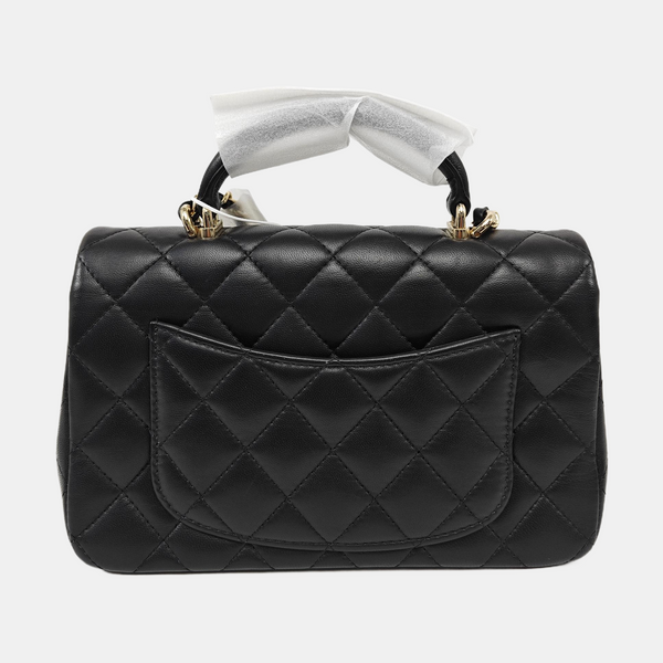 CLASSIC FLAP Mini Quilted Lambskin Black