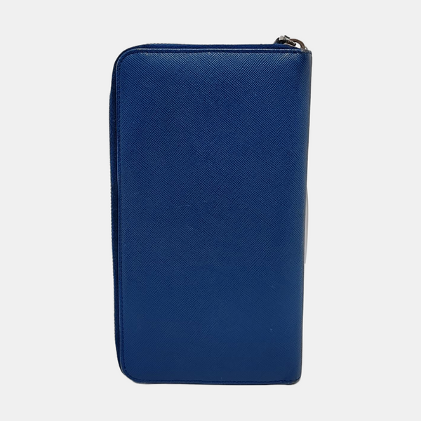 Saffiano Calfskin Wallet Blue