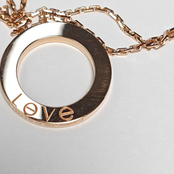 LOVE 18k Rose Gold Necklace