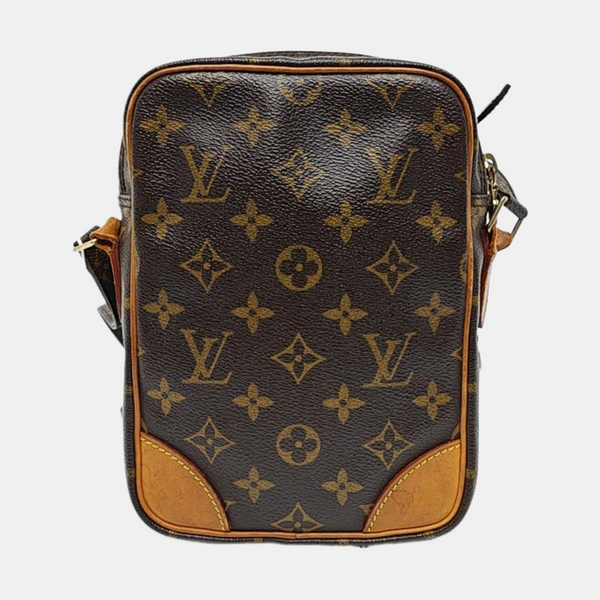 AMAZON Monogram Coated Canvas Brown