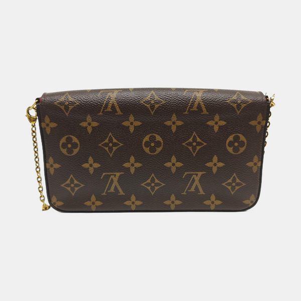 FÉLICIE Monogram Coated Canvas Brown