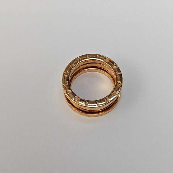 B.ZERO1 18k Rose Gold Ring EU 51