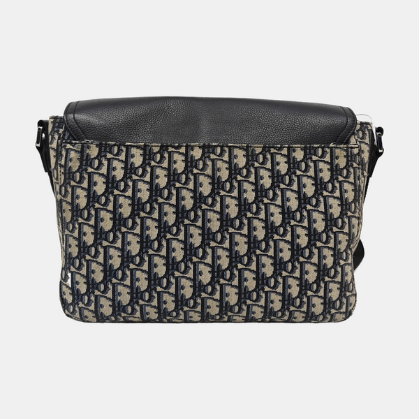Saddle Medium Oblique Canvas Beige