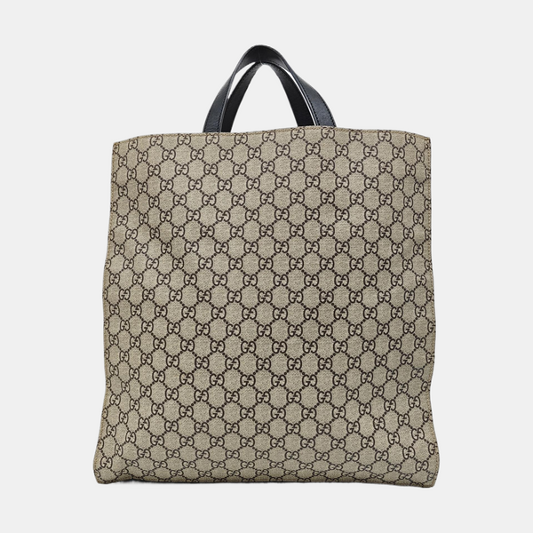 GG Supreme Monogram Coated Canvas Brown