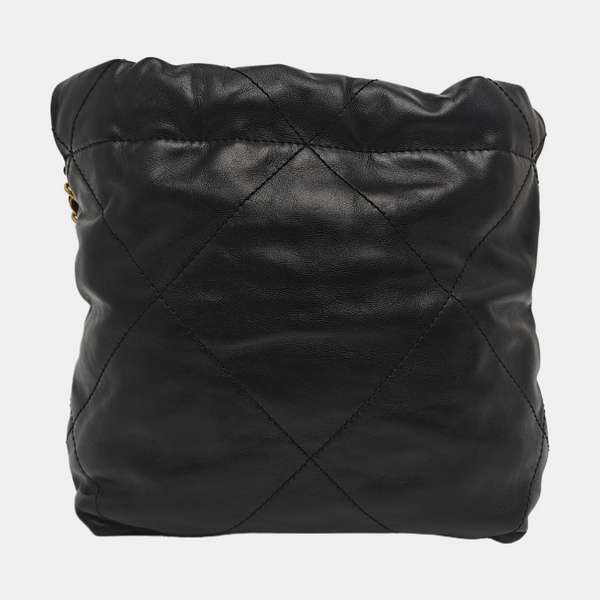 CHANEL 22 Mini Quilted Calfskin Black