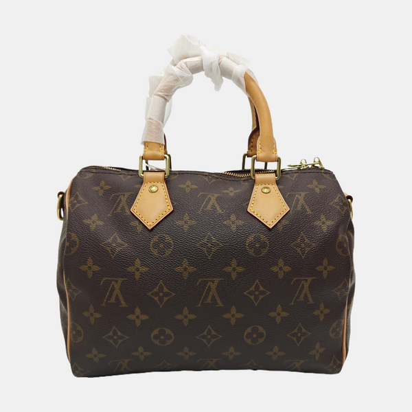 SPEEDY 25 Monogram Coated Canvas Brown