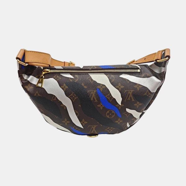 BUMBAG Monogram Coated Canvas Brown
