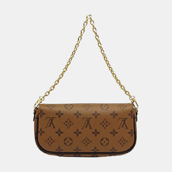 IVY Monogram Coated Canvas Brown
