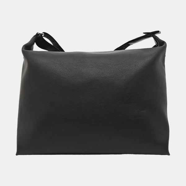 Calfskin Shoulder Bag Black